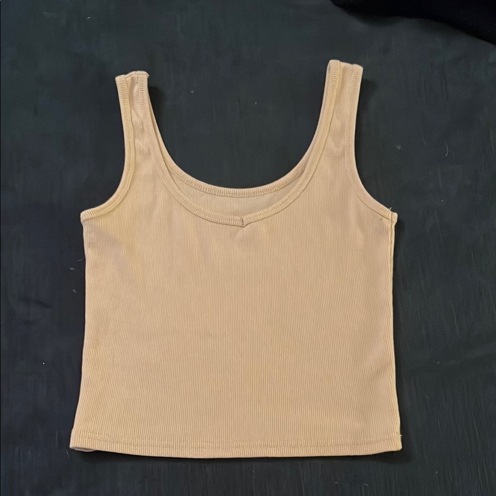 Women's Beige Tank Top